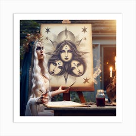 Tarot Card 1 Art Print