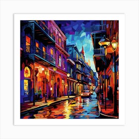 New Orleans Street Art Print