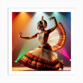 Indian Classical Dance Art Print