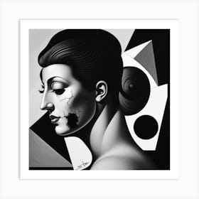 'The Face Of A Woman' Art Print