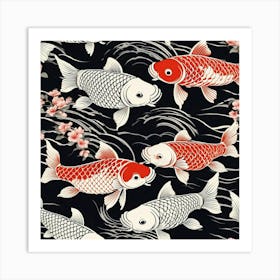 Koi Fish Art Print