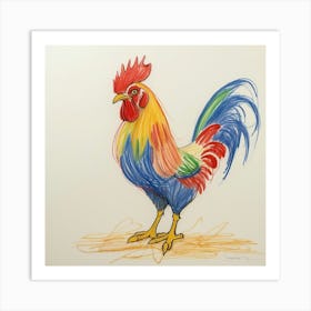 Rooster 11 Art Print