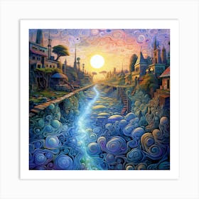 Deep Dream Art  Art Print