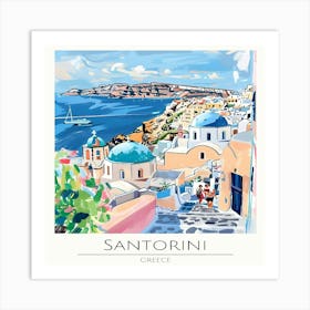 Santorini Greece Art Print