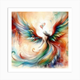 Angel Wings 32 Art Print