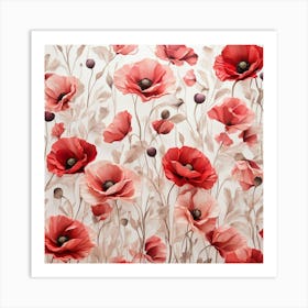 Red Poppies 2 Art Print