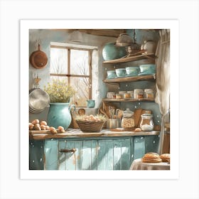 Kitchen Painting Art Print