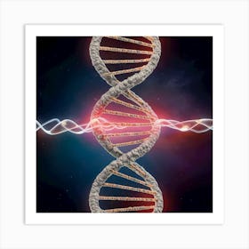 Double Helix Art Print