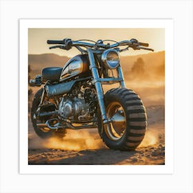 Motor Bike Art Print
