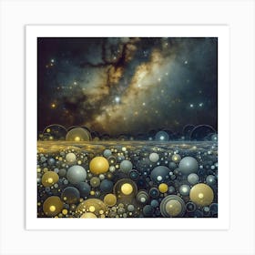 Bubbles In The Milky Way Art Print