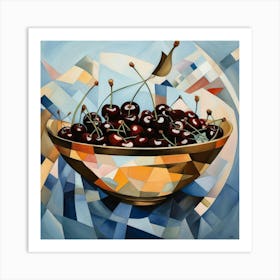 Cherries In A Bowl 1 Art Print