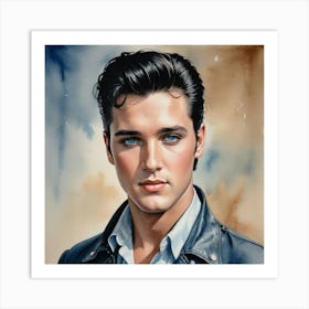 The Legend Lives On Elvis Presley Art Print