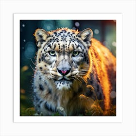 Snow Leopard 2 Art Print