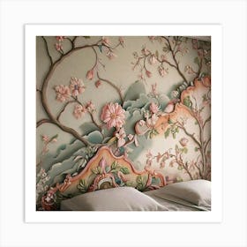 Chinese Wallpaper Art Print