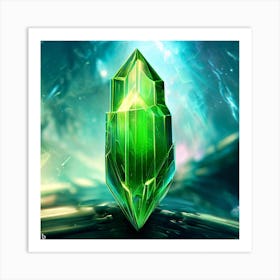 Emerald Gem Art Print