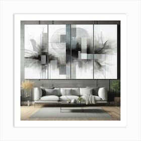 Abstract Canvas Art 1 Art Print