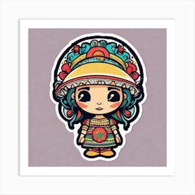 Mexican Girl 35 Art Print