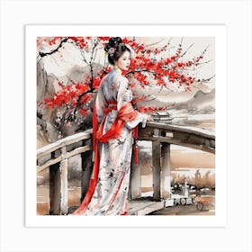 Chinese Lady 4 Art Print