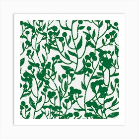 Green Leaves Art Print