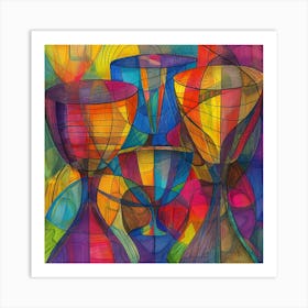 Three Goblets Art Print