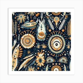 Psychedelic Pattern Art Print