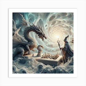 Chess Game 3 Art Print