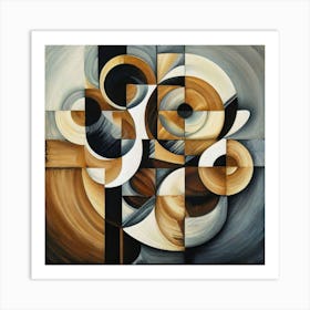 Abstract Painting Cubismo Abstract 18 Art Print