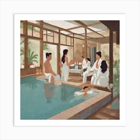 Asian Spa 1 Art Print