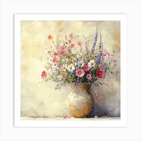 Flowers In A Vase 18 Art Print