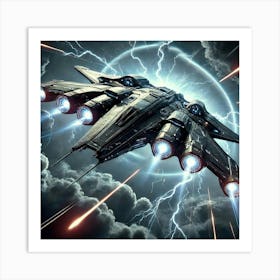 Tempest Frigate Art Print