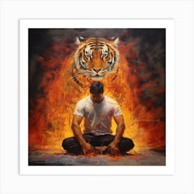 Tiger Spirit Art Print