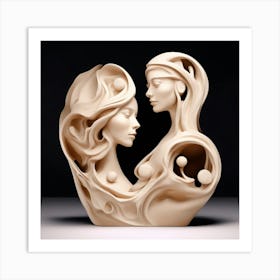 Two Women In Love Art Print