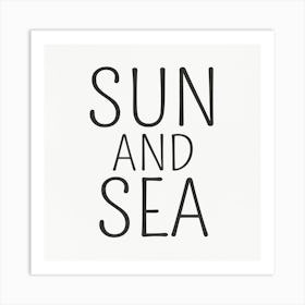 Sun And Sea Art Print