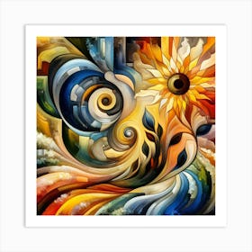 Abstract Painting 6 Art Print