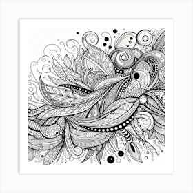 Doodles 3 Art Print