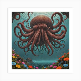 Octopus 2 Art Print