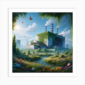 City In The Forest Art Print