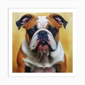 Bulldog Art Print