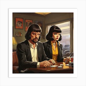 Pulp Fiction 8 Art Print