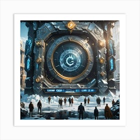 Futuristic City Art Print