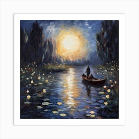 Tranquil Riverside Escape Art Print