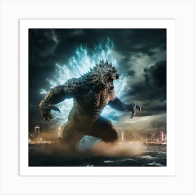 Godzilla Art Print