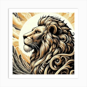 The Lion of the Tribe of Judah Art Print