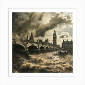 London climate change Art Print