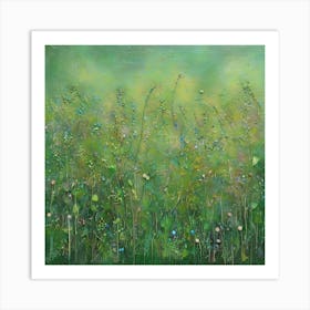 Green meadow 1 Art Print