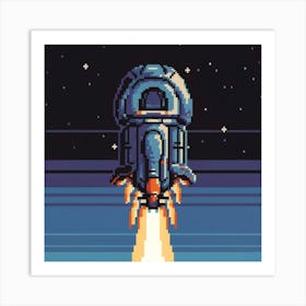 Pixel Art 1 Art Print