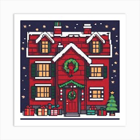 Christmas House 13 Art Print