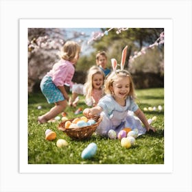 Easter Eggs 8 Art Print