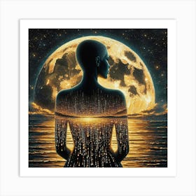 Moonlight Mastery Art Print