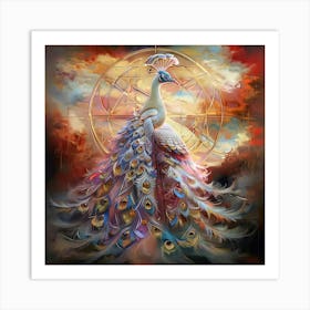 Peacock Canvas Print Art Print